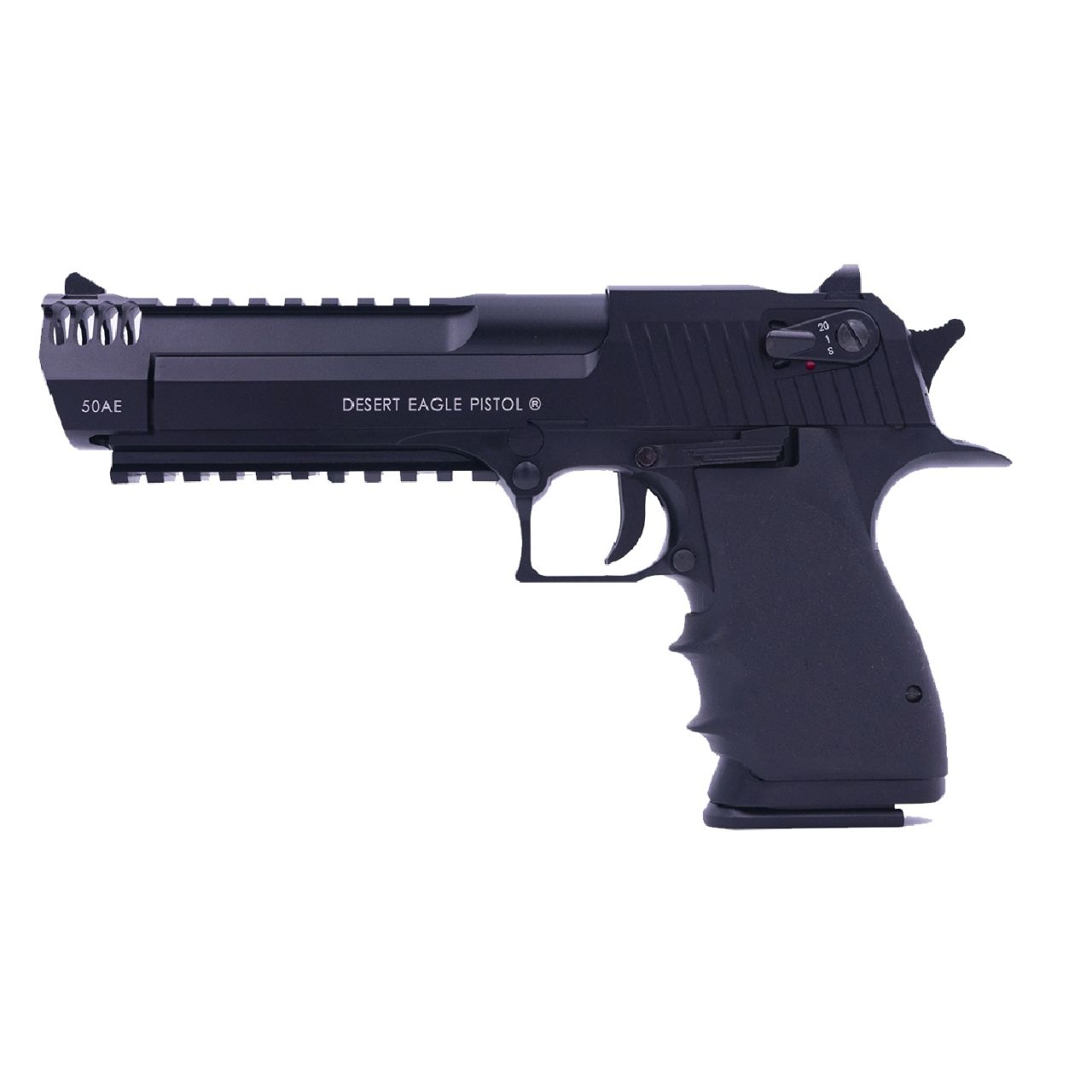 Super Pris: Fuld og semi auto hardball Desert Eagle L6 CO2 Blowback pistol: