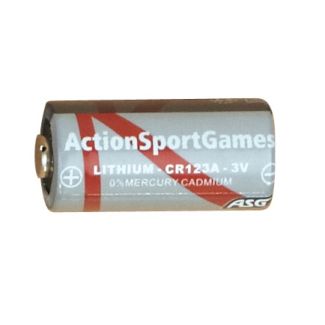 3V lithium batteri type CR123A, 1 stk.
