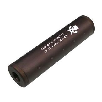 Pirate Arms Metal Stubby Silencer 110x35 mm, CW/CCW 