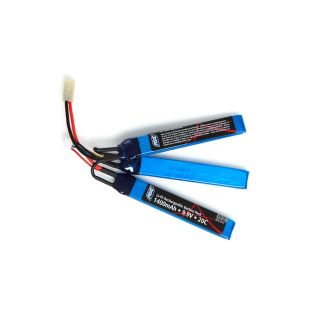 Airsoft/softgun Batteri 9,9v 1400mAh, LiFe 20C, 3-stang   