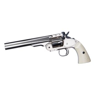 Airsoft/Softgun Schofield 6" Revolver, Silver, CO2