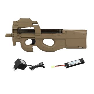 Airsoft FN Herstal P90 FDE Red Dot