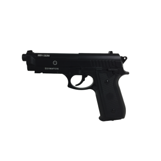 Softgun PT92 fra Cybergun, sort med fast slæde