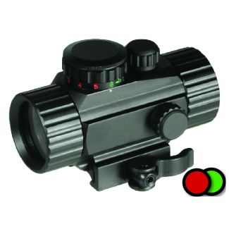 Swiss Arms rød/grønpunktsigte i metal med Quick Detach og lines beskytter.