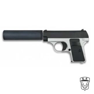 Airsoft Golden Eagle Metal Pistol – “Silencer”