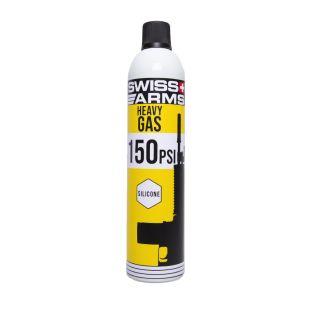 Swiss arms Heavy gas, Gul, med silikone – 150 PSI