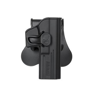 Formstøbt Polymer hylster med quick release til Glock 17/22/31