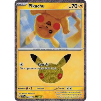 Pikachu [ 04/30] – 026/128 – ME05.5 30th Celebration