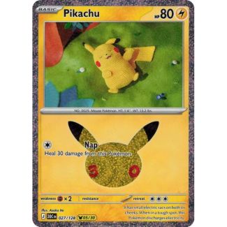 Pikachu [ 05/30] – 027/128 – ME05.5 30th Celebration