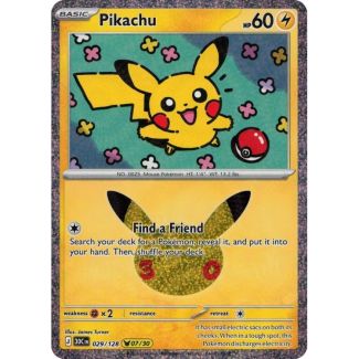 Pikachu [ 07/30] – 029/128 – ME05.5 30th Celebration