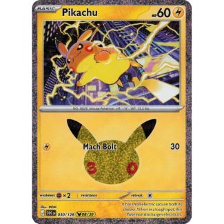 Pikachu [ 08/30] – 030/128 – ME05.5 30th Celebration