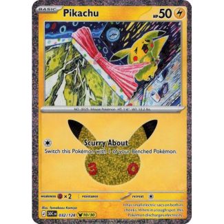 Pikachu [ 10/30] – 032/128 – ME05.5 30th Celebration