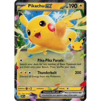 Pikachu ex – 053/128 – ME05.5 30th Celebration