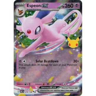 Espeon ex – 070/128 – ME05.5 30th Celebration