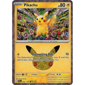 Pikachu [ 18/30] – 040/128 – ME05.5 30th Celebration