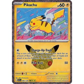 Pikachu [ 20/30] – 042/128 – ME05.5 30th Celebration