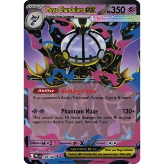 Mega Chandelure ex – 038/084 – ME05 Pitch Black