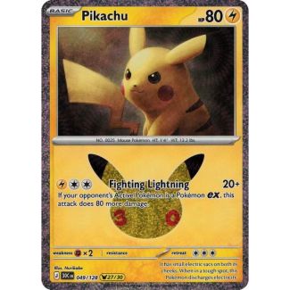 Pikachu [ 27/30] – 049/128 – ME05.5 30th Celebration