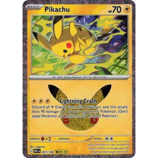 Pikachu [ 29/30] – 051/128 – ME05.5 30th Celebration