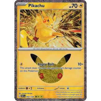 Pikachu [ 30/30] – 052/128 – ME05.5 30th Celebration