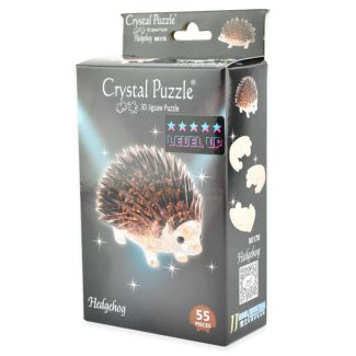 3D Crystal Puzzle, Hedgehog, Ass-Klar
