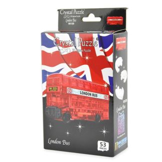 3D Crystal Puzzle, London Bus, 53 dele