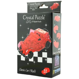 Crystal Puzzle, Original, Classic Car, red, 53 pieces