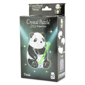 3D Crystal Puzzle, puslespil, Panda, 42 dele