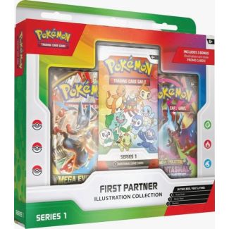 Pokemon - First Partner Illustration Collection: Series 1 (2 Boosters) (30th Anniversary)