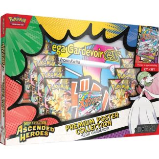 Pokemon Mega Evolution: Ascended Heroes - Mega Gardevoir ex Premium Poster Collection (10 Boosters)