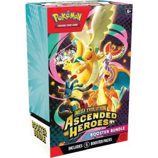 Mega Evolution: Ascended Heroes Booster Bundle pakke, Box med 6 Boosters