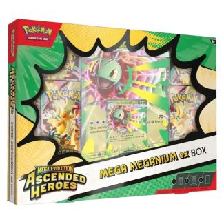 Pokemon Mega Evolution: Ascended Heroes - ex Box: Mega Meganium ex Collection (4 Boosters)