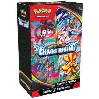 Pokemon Booster Bundle - ME04 - Mega Evolution: Chaos Rising Booster Pack Bundle (Box med 6 Boosters)