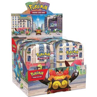 Pokemon Tin - Lumiose City - Mini Tins Display - 10 Mini Tins, Display