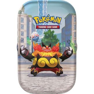Pokemon Tin Kasse - 2026 Summer Lumiose City Mini Tin: Assorteret (2 Boosters & Klistermærker)