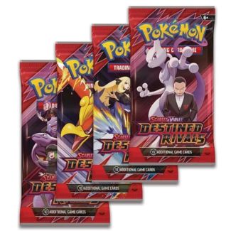 Pokémon TCG: Destined Rivals Booster Pakker, 4 stk