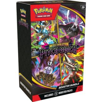 Pokemon Booster Bundle - ME05 - Mega Evolution: Pitch Black Booster Pack Bundle (Box med 6 Boosters)