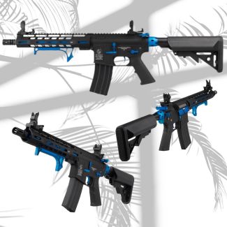 Colt M4 HORNET BLUE Fox AEG Fuld metal – Mosfet