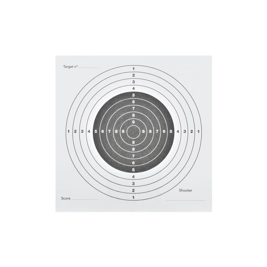 Target 14x14 Shooting Target 14x14 cm 100pcs - softgunshoppen.com